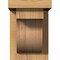 Ekena Millwork Del Monte Smooth Corbel w/Backplate, Western Red Cedar, 5 1/2"W x 8"D x 8"H COR06X08X08DEL01SWR - alternate 2